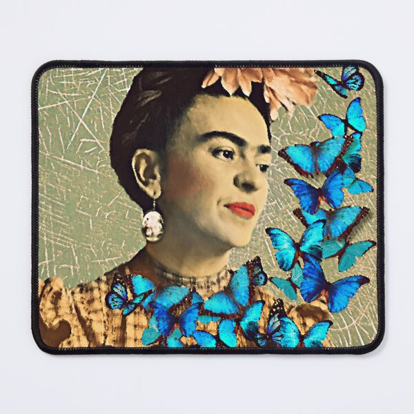 Item preview, Frida Kahlo with Blue Butterflies designed and sold by FridaArtGallery.