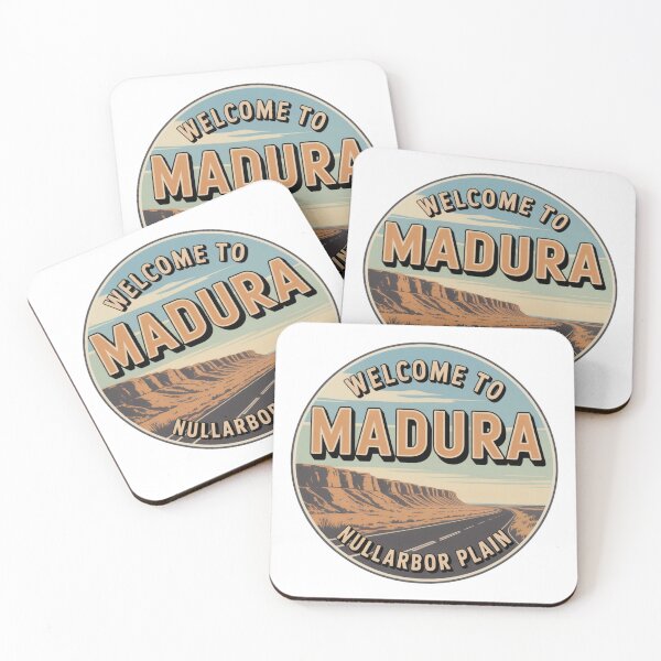 Item preview, Madura — Nullarbor Plain Vintage Travel Sticker designed and sold by Random Designs.