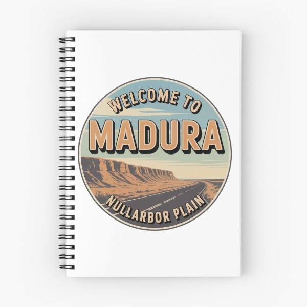 Item preview, Madura — Nullarbor Plain Vintage Travel Sticker designed and sold by Random Designs.