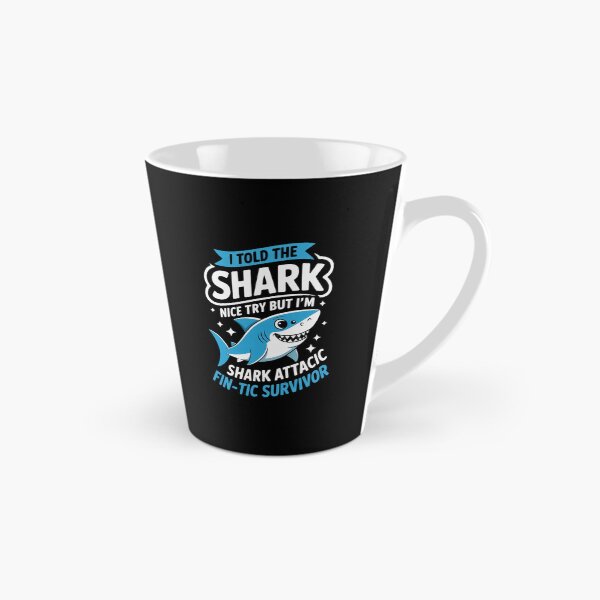 Item preview, Shark Attack Survivor designed and sold by orlodrake.
