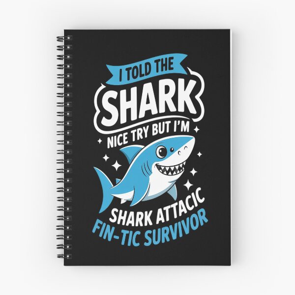 Item preview, Shark Attack Survivor designed and sold by orlodrake.