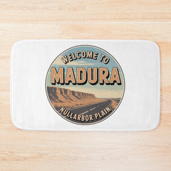 Item preview, Madura — Nullarbor Plain Vintage Travel Sticker designed and sold by Random Designs.