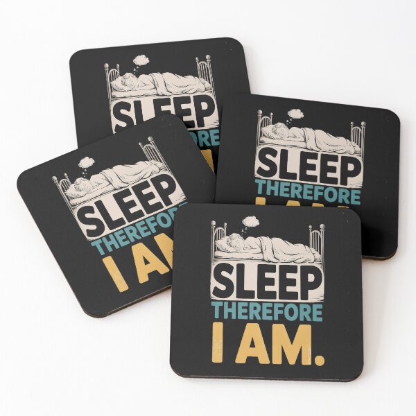 Item preview, I Sleep Therefore I Am Sleeping Siesta Nap Rest Sleeper designed and sold by Lucaseinar.