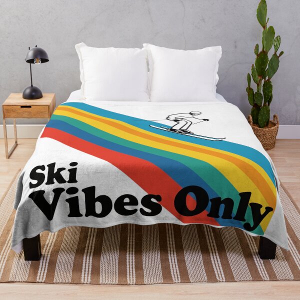 Item preview, Ski Vibes Only Retro Skier T-Shirt Vintage Alpine Skiing Winter Sports Tee designed and sold by Design-Pro-21.