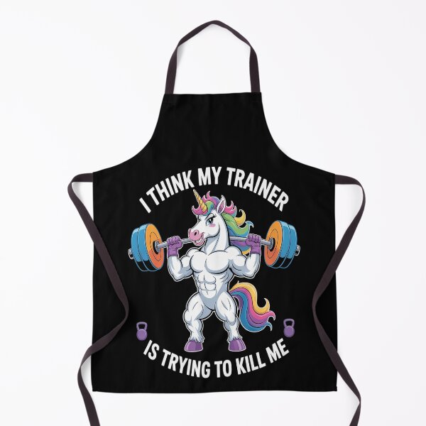 Item preview, I Think My Trainer Is Trying To Kill Me Gym Workout designed and sold by Lucaseinar.