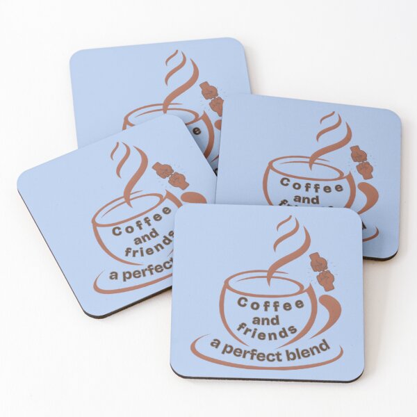 Item preview, Coffee and Friends – A Perfect Blend | Cute Coffee Lover Quote Design designed and sold by Grand-Trends.