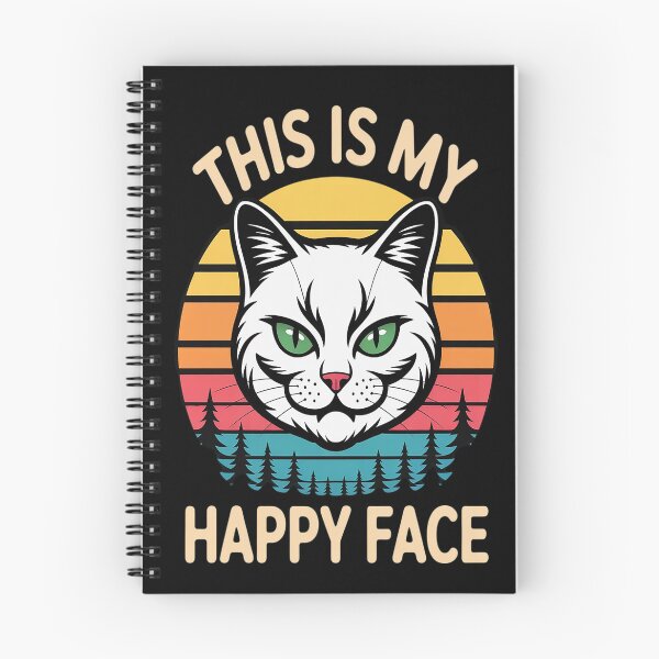Item preview, This Is My Happy Face Smudge The Cat designed and sold by orlodrake.