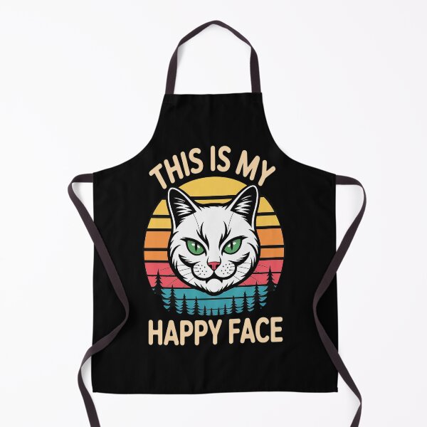 Item preview, This Is My Happy Face Smudge The Cat designed and sold by orlodrake.