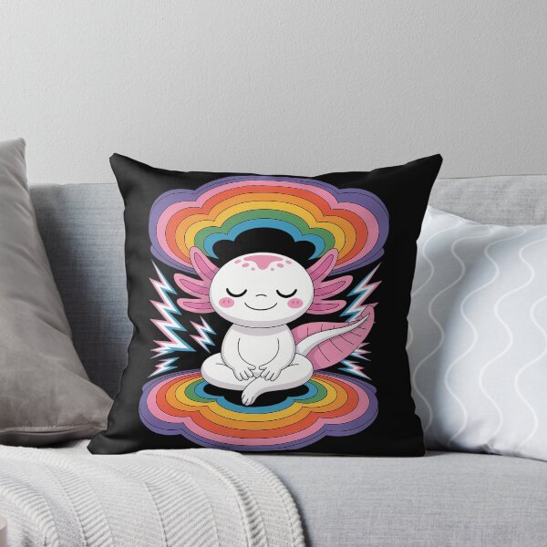 Item preview, Aesthetic Kawaii Axolotl Yoga designed and sold by NosuriHanArt.