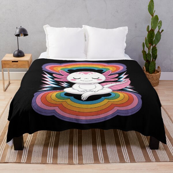 Item preview, Aesthetic Kawaii Axolotl Yoga designed and sold by NosuriHanArt.