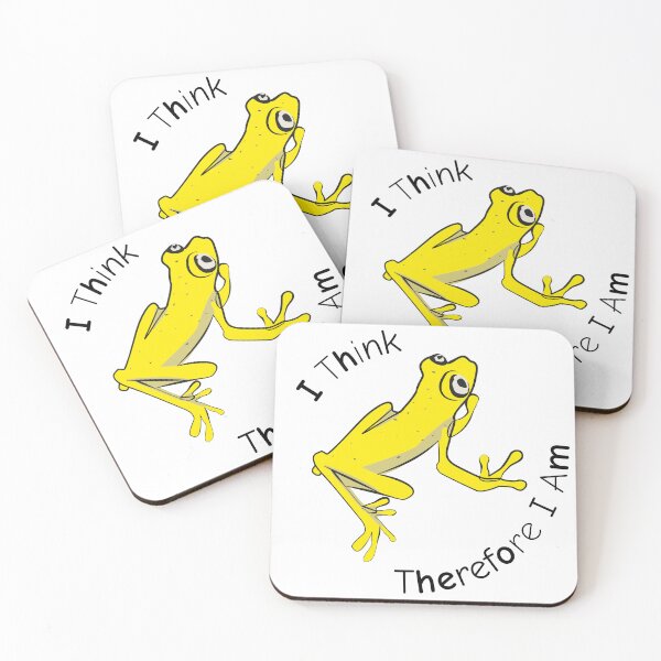 Item preview, I Think, Therefore I Am Frog designed and sold by haArtBook.