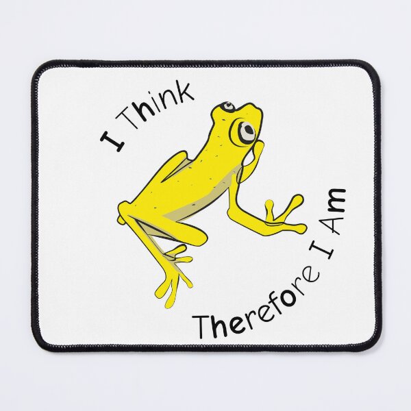 Item preview, I Think, Therefore I Am Frog designed and sold by haArtBook.