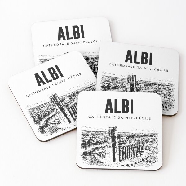 Item preview, Albi – Sainte-Cécile Cathedral | Vintage Poster Occitanie – Tarn Decor designed and sold by allcityprints.