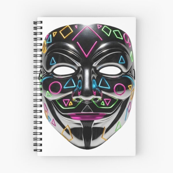 Item preview, Guy Fawkes Retro 80s Chrome Mask designed and sold by Brendan Arthur Ring.