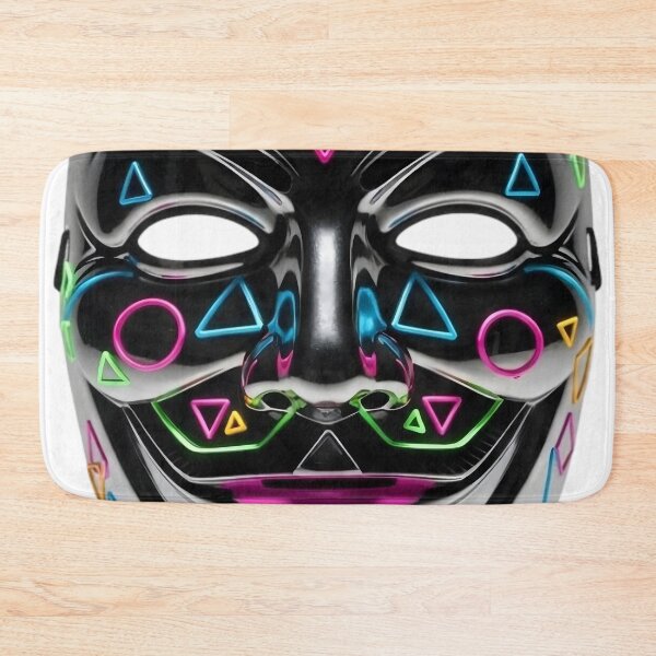 Item preview, Guy Fawkes Retro 80s Chrome Mask designed and sold by Brendan Arthur Ring.