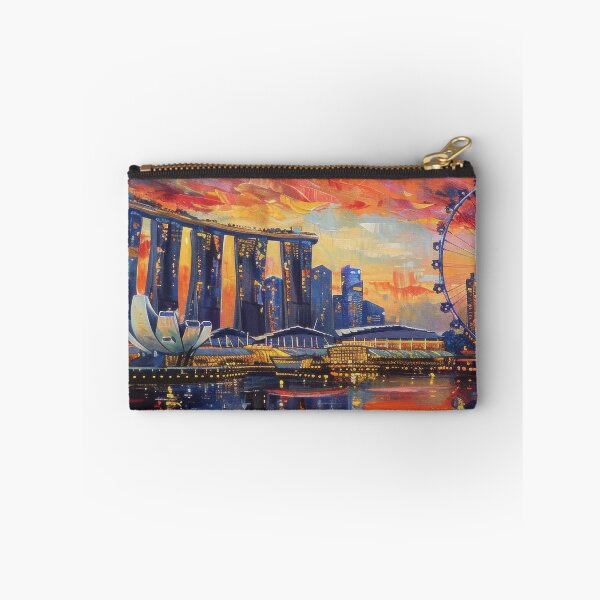 Item preview, Singapore Skyline – Marina Bay Sunset designed and sold by SkylineVistas Designs.