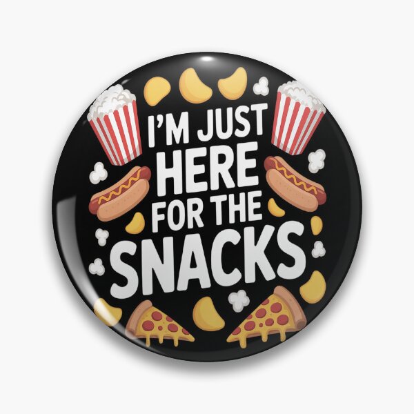 Item preview, I'm Just Here For The Snacks Food Lover Foodie designed and sold by Lucaseinar.