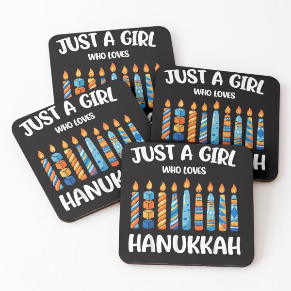Item preview, Just a Girl Who Loves Hanukkah Jewish Chanukah Men Women Kid designed and sold by MatthewJordas.