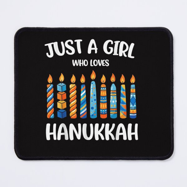Item preview, Just a Girl Who Loves Hanukkah Jewish Chanukah Men Women Kid designed and sold by MatthewJordas.