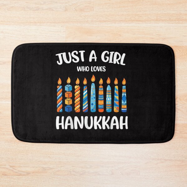 Item preview, Just a Girl Who Loves Hanukkah Jewish Chanukah Men Women Kid designed and sold by MatthewJordas.
