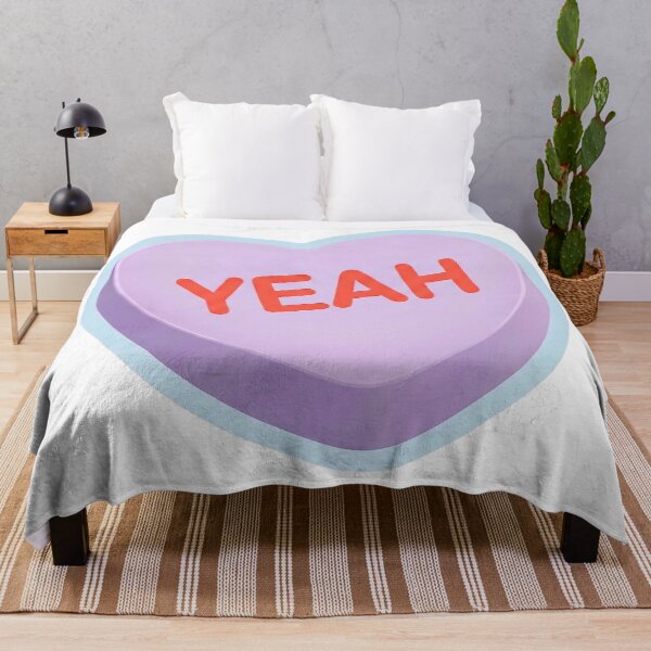Item preview, Yeah Purple 3D Heart Valentine Conversation Candy designed and sold by oynipshop.