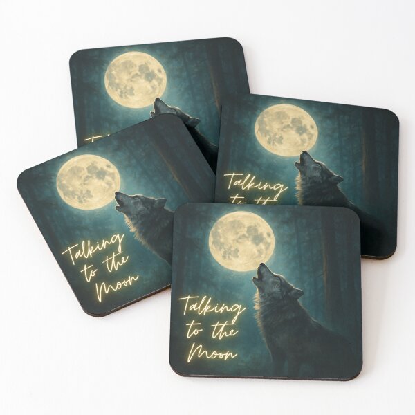 Item preview, Wolf talking to the moon designed and sold by vbv91.