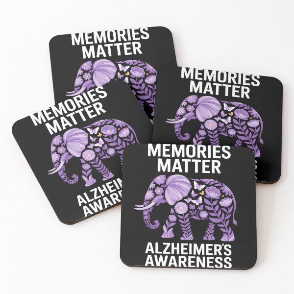 Item preview, Alzheimer_s Awareness Purple Elephant Flower designed and sold by flutsotizadi.