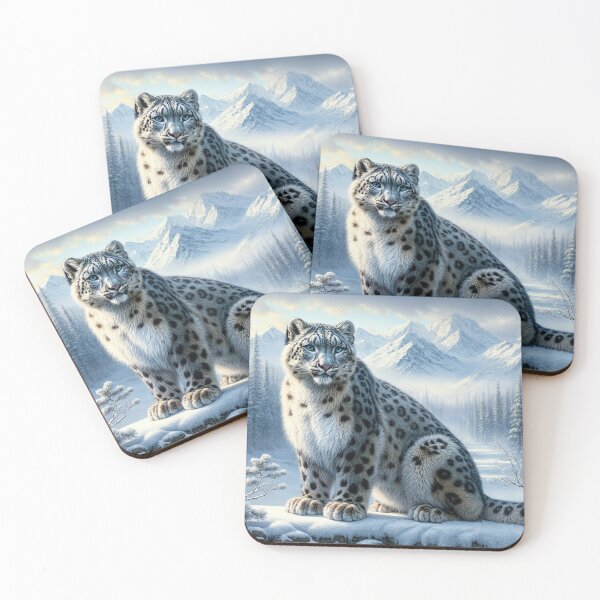 Item preview, Snow Leopard designed and sold by Undersea Ai Art.