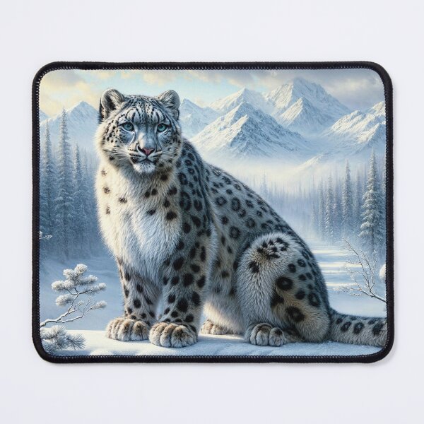 Item preview, Snow Leopard designed and sold by Undersea Ai Art.