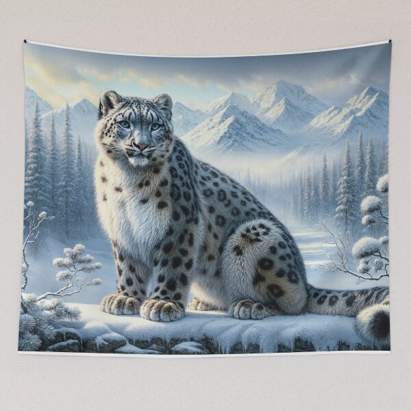 Item preview, Snow Leopard designed and sold by Undersea Ai Art.