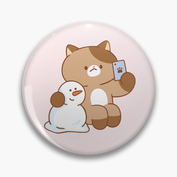 Item preview, Cat with snowman designed and sold by salposi.