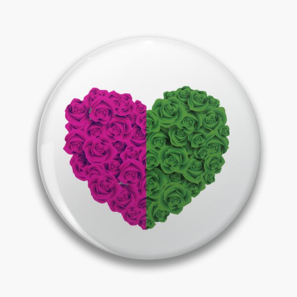 Item preview, Bicolored - roses decorated heart  designed and sold by Amylilylove.