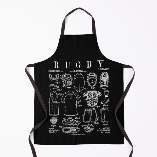 Item preview, Rugby Player Funny Vintage Patent Team Spirit Sport Athlete designed and sold by GrandeDuc.