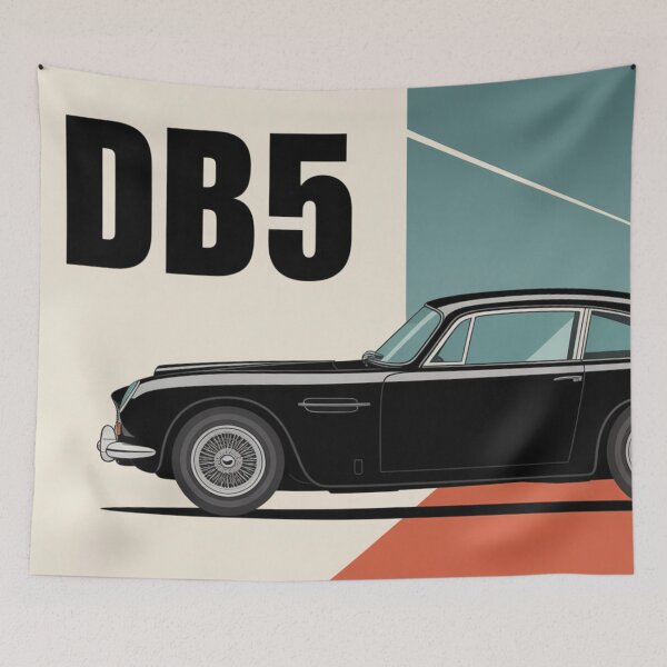 Item preview, DB5 — Retro Grand Tourer | Mid-Century Travel Poster Style designed and sold by Random Designs.