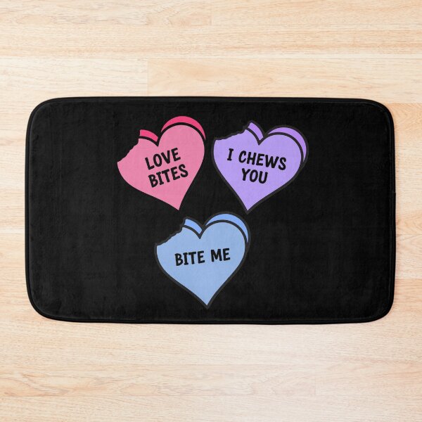 Item preview, Bitten candy hearts designed and sold by MannyShop.