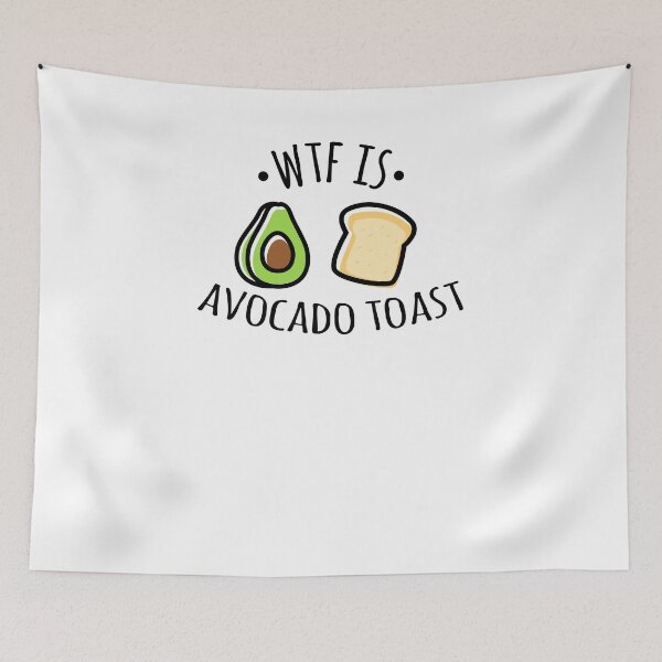 Item preview, WTF is Avocado Toast V4 designed and sold by TeeTimeGuys.