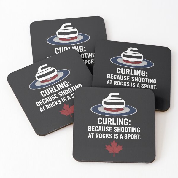 Item preview, Curling Because Shooting At Rocks Is A Sport  designed and sold by HowToCanadian.