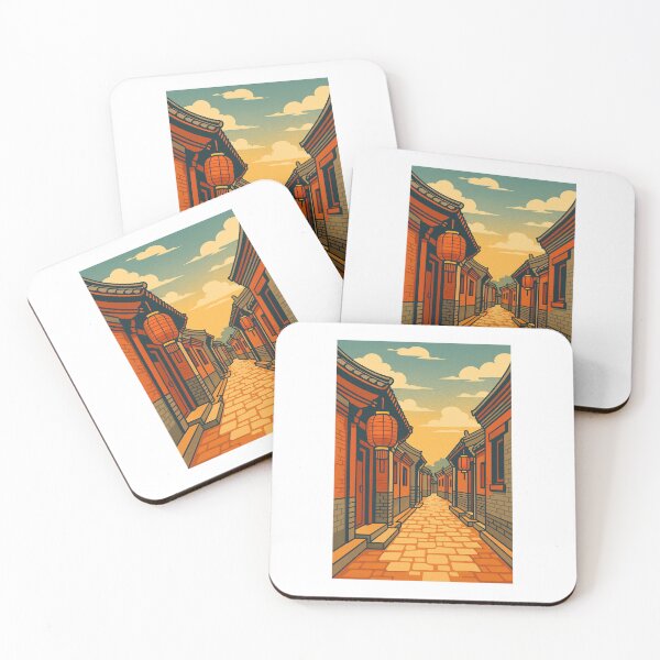 Item preview, Chinese Villlage designed and sold by Wonky Wall.