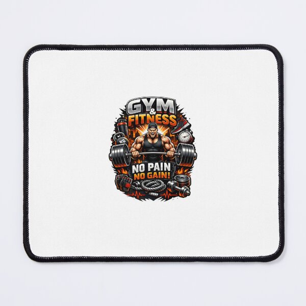 Item preview, Gym & Fitness No Pain No Gain Artwork | Hardcore Workout Motivation Design designed and sold by UrbanMotif9.