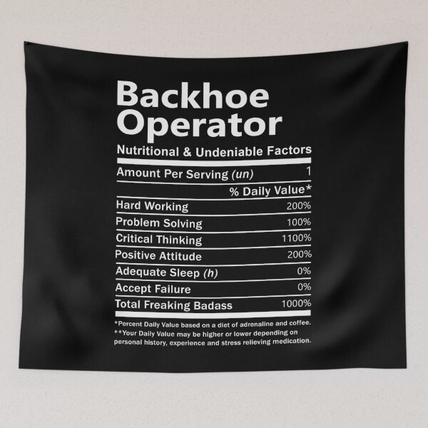 Item preview, Backhoe Operator designed and sold by hzibfldecjq42.