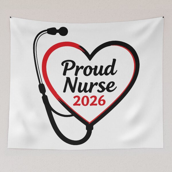 Item preview, Proud Nurse 2026 T-Shirt  Nursing Student Graduation Class of 2026 Gift Tee designed and sold by Design-Pro-21.