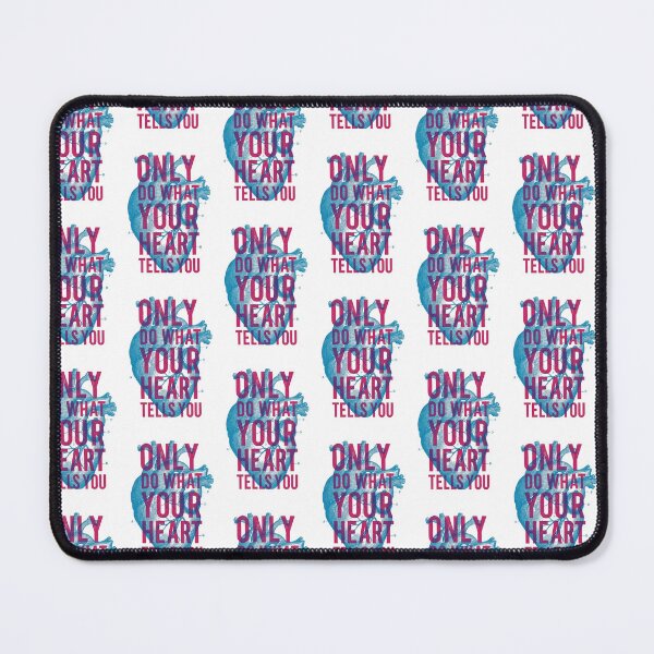 Item preview, Only Do What Your Heart Tells You – Anatomical Heart Typography Art designed and sold by FarhanMfempire.