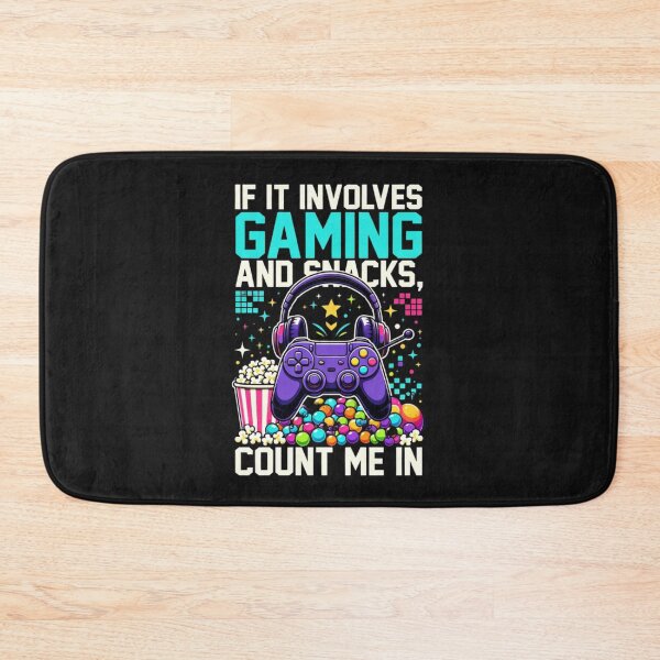 Item preview, Gaming Snacks Gamer T-Shirt - If It Involves Gaming and Snacks, Count Me In designed and sold by GeniePixel.