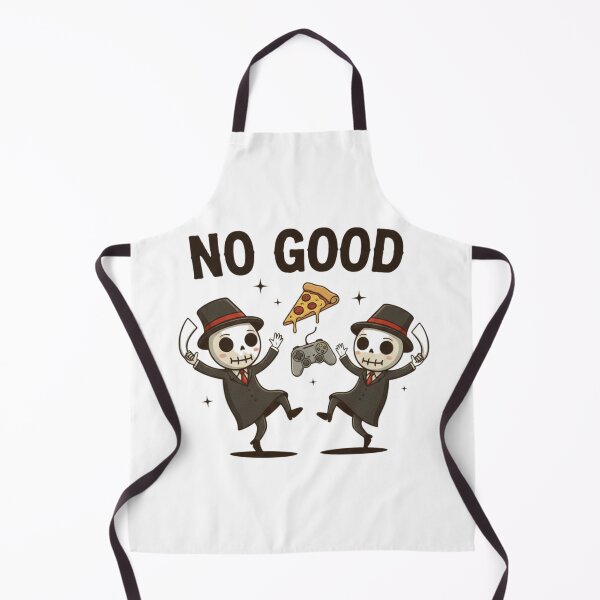 Item preview, No Good Reaper - Vintage 1930s Cartoon Grim Reaper and Dancing Pizza designed and sold by NonditStudio.