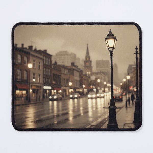 Item preview, City in the Rain - 1 designed and sold by Undersea Ai Art.