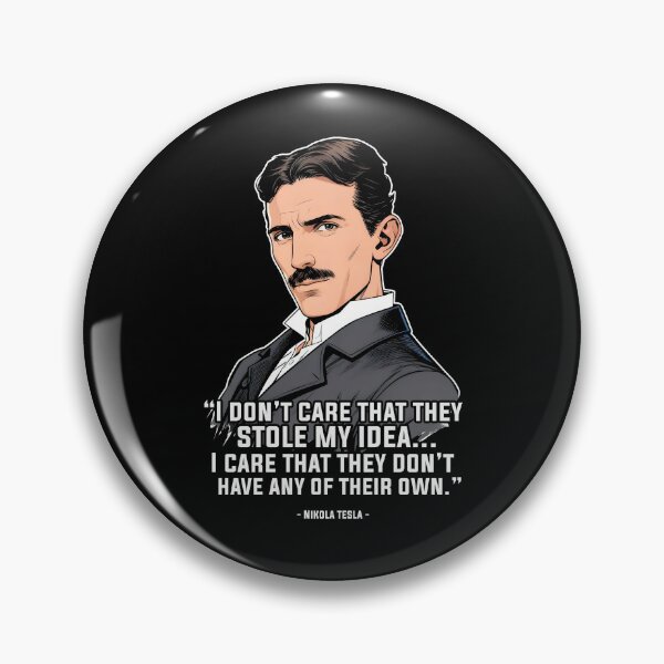 Item preview, quote nikola tesla illustration designed and sold by sabartgunpla.