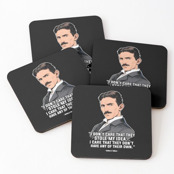 Item preview, quote nikola tesla illustration designed and sold by sabartgunpla.