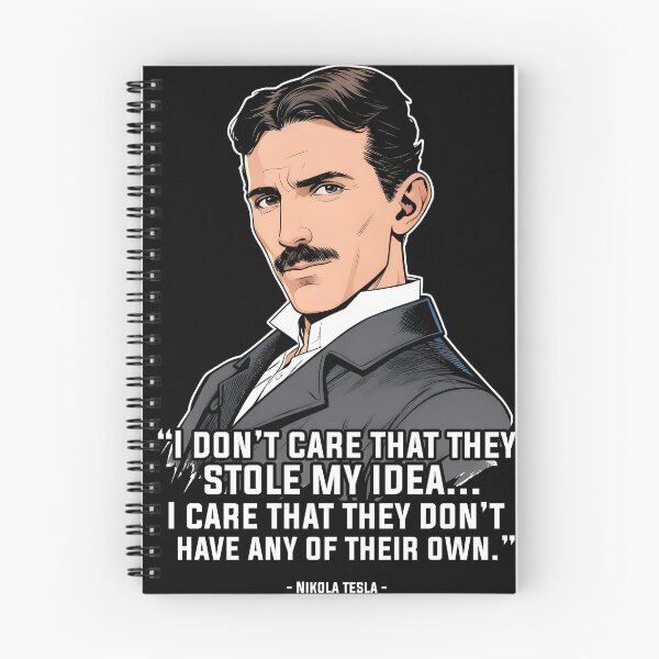 Item preview, quote nikola tesla illustration designed and sold by sabartgunpla.