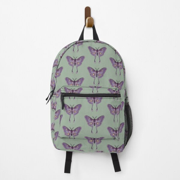 Item preview, Celestial Luna Moth Illustration – Purple Moon Moth with Gold Stars designed and sold by GiftsCreek.
