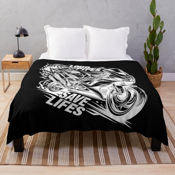 Item preview, Loud Pipes Save Lifes – Motorcycle Art, Biker Culture, Street Ride designed and sold by enzoade.